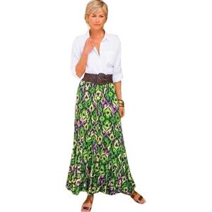 Soft Surroundings Viscose Maxi Skirt